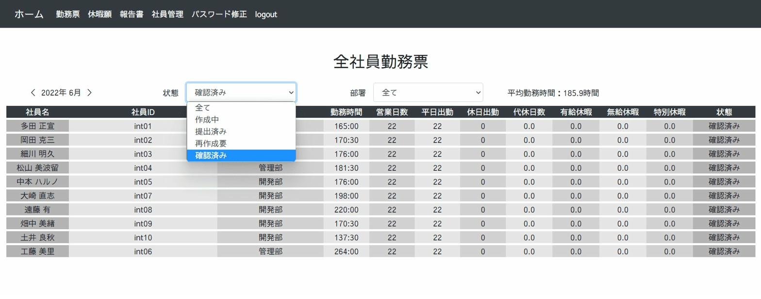 EasyWorkSheet 一覧